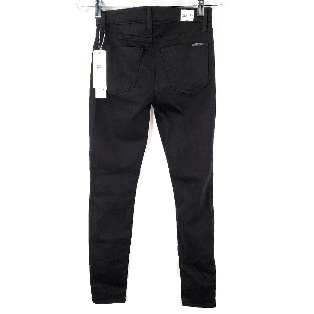 Hudson Krista Super Skinny Ankle Denim Jeans Black - Picture 5 of 11